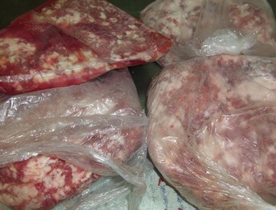 感謝台中市甘霖基金會捐贈絞肉一批（約３０台斤）